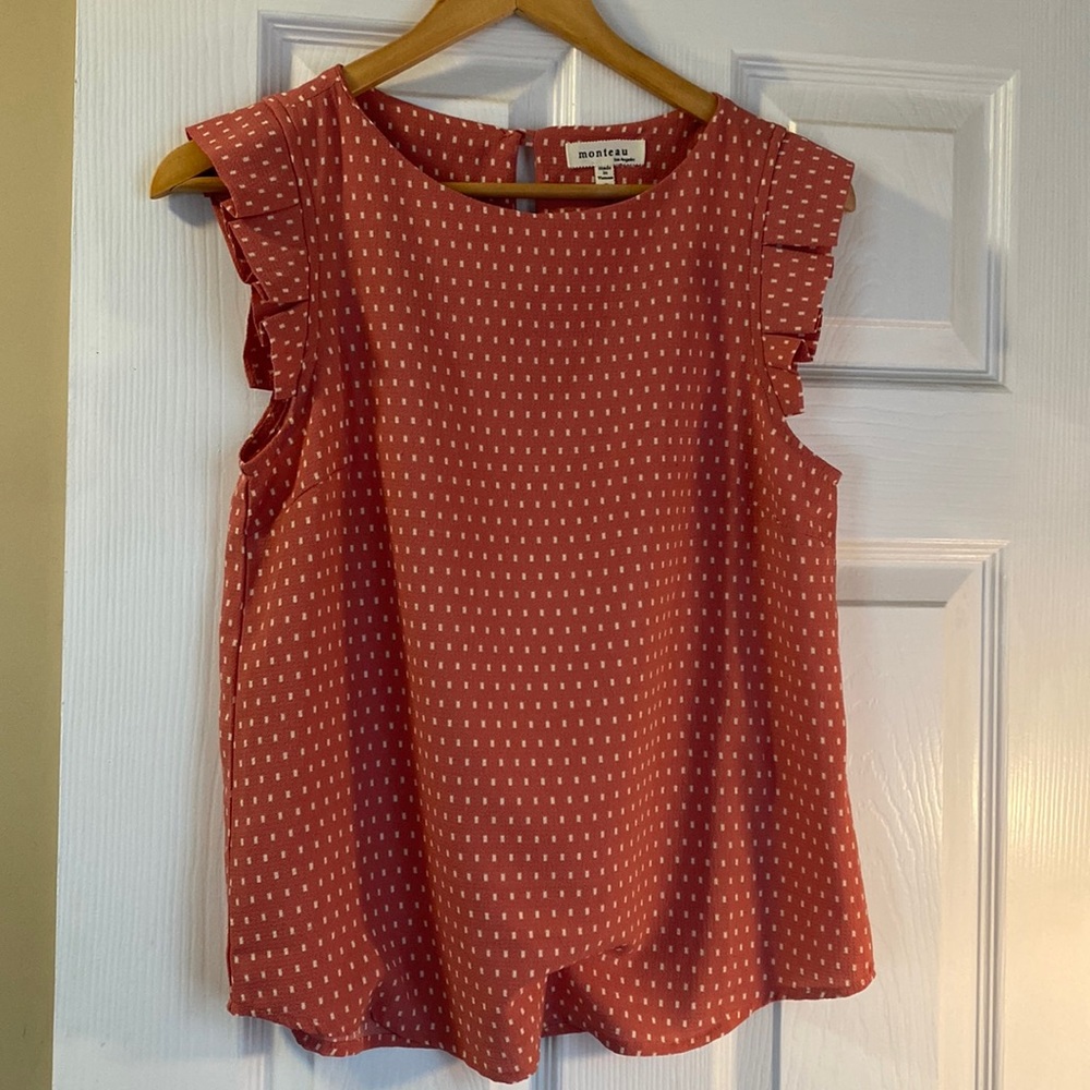 Monteau dusty pink blouse, size Small